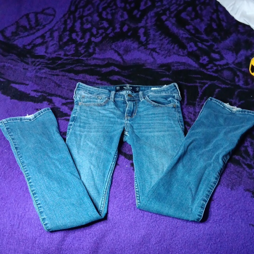 Hollister Women's Skinny Jeans in Blue